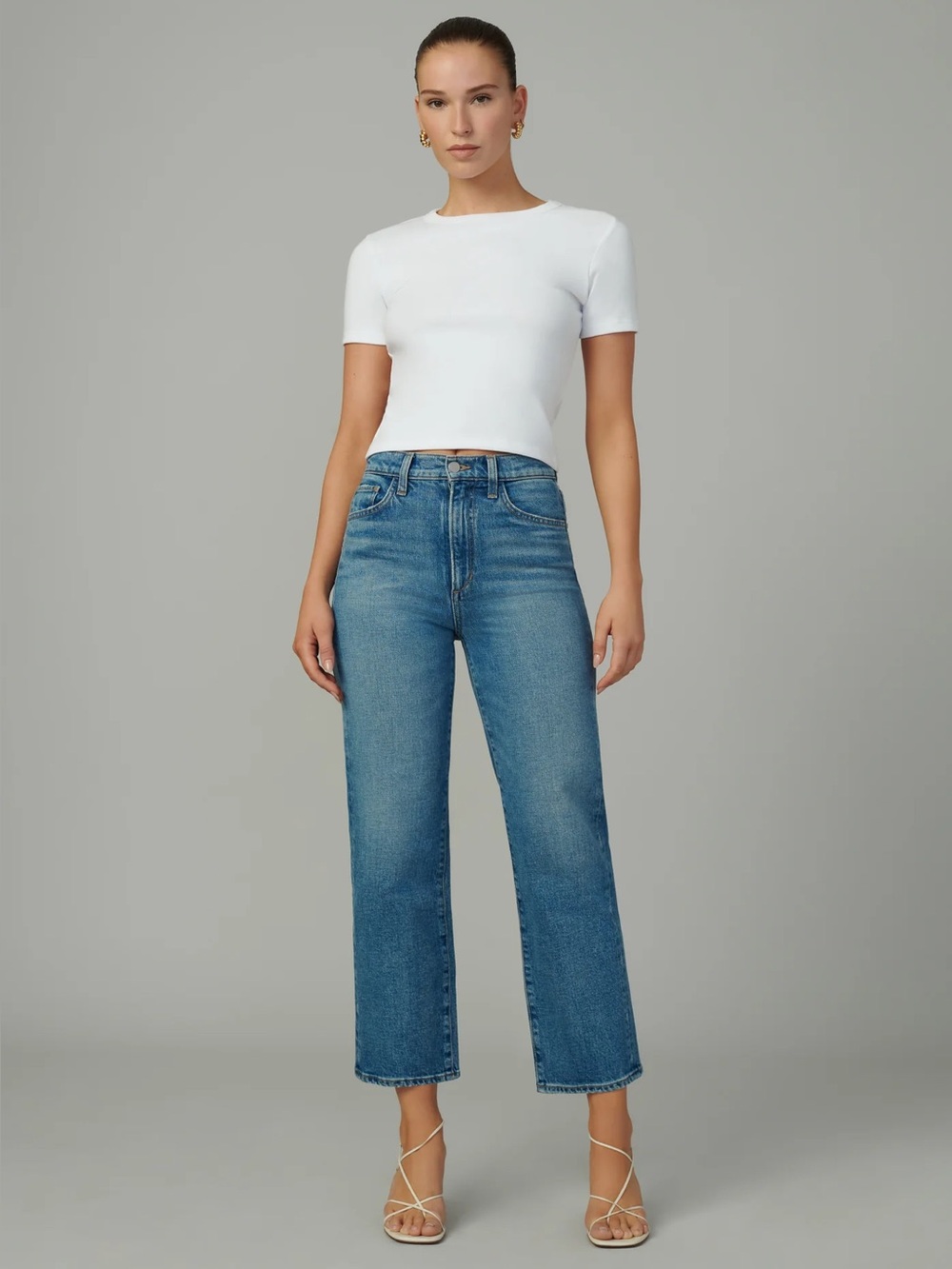 Joe's Jeans The Margot Cropped Straight Metaphor Blue